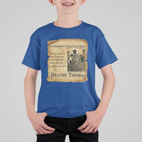 Harriet Tubman Quote T Shirt For Kid I Freed A Thousand People Vintage Poster - Wonder Print Shop