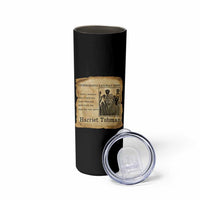 Harriet Tubman Quote Skinny Tumbler I Freed A Thousand People Vintage Poster - Wonder Print Shop