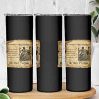 Harriet Tubman Quote Skinny Tumbler I Freed A Thousand People Vintage Poster - Wonder Print Shop