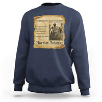 Harriet Tubman Quote Sweatshirt I Freed A Thousand People Vintage Poster - Wonder Print Shop