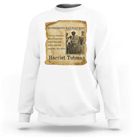 Harriet Tubman Quote Sweatshirt I Freed A Thousand People Vintage Poster - Wonder Print Shop