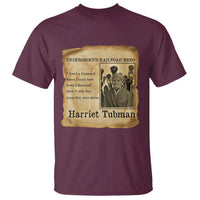 Harriet Tubman Quote T Shirt I Freed A Thousand People Vintage Poster - Wonder Print Shop