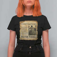 Harriet Tubman Quote T Shirt For Women I Freed A Thousand People Vintage Poster - Wonder Print Shop