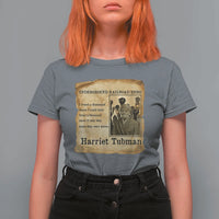 Harriet Tubman Quote T Shirt For Women I Freed A Thousand People Vintage Poster - Wonder Print Shop