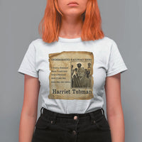 Harriet Tubman Quote T Shirt For Women I Freed A Thousand People Vintage Poster - Wonder Print Shop