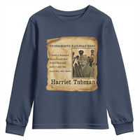 Harriet Tubman Quote Youth Sweatshirt I Freed A Thousand People Vintage Poster - Wonder Print Shop
