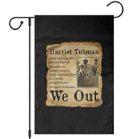 Vintage Harriet Tubman We Out Garden Flag Black American Hero History Gift - Wonder Print Shop