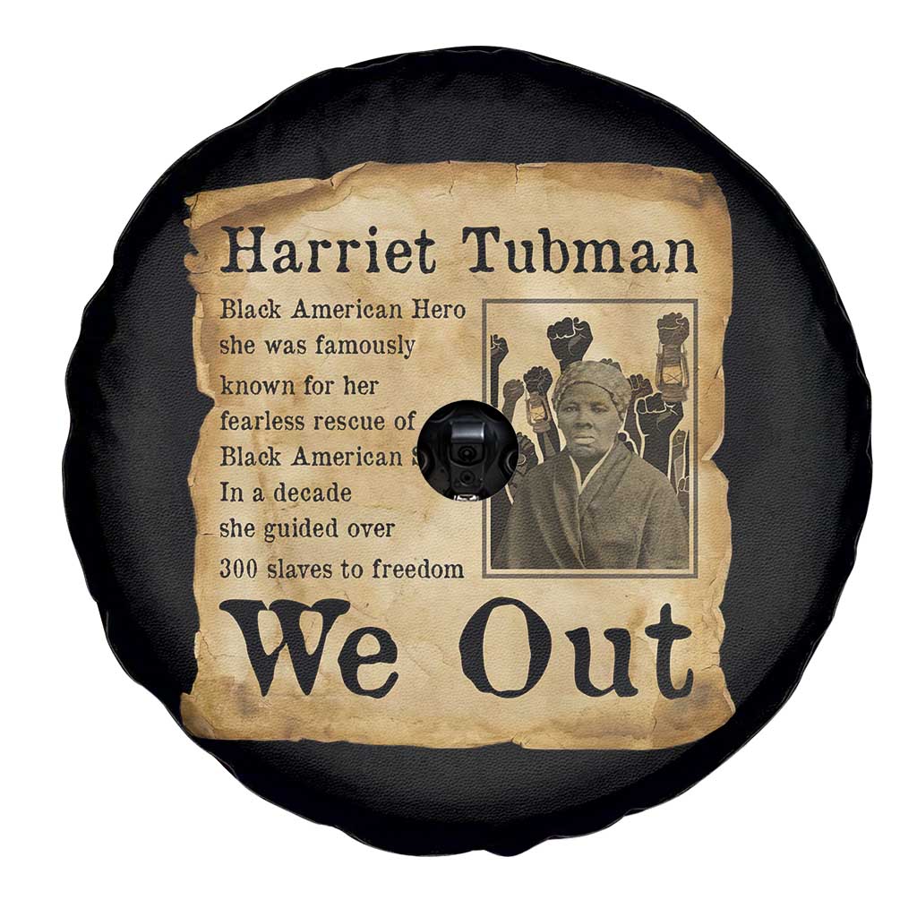 Vintage Harriet Tubman We Out Spare Tire Cover Black American Hero History Gift - Wonder Print Shop