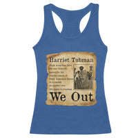 Vintage Harriet Tubman We Out Racerback Tank Top Black American Hero History Gift - Wonder Print Shop