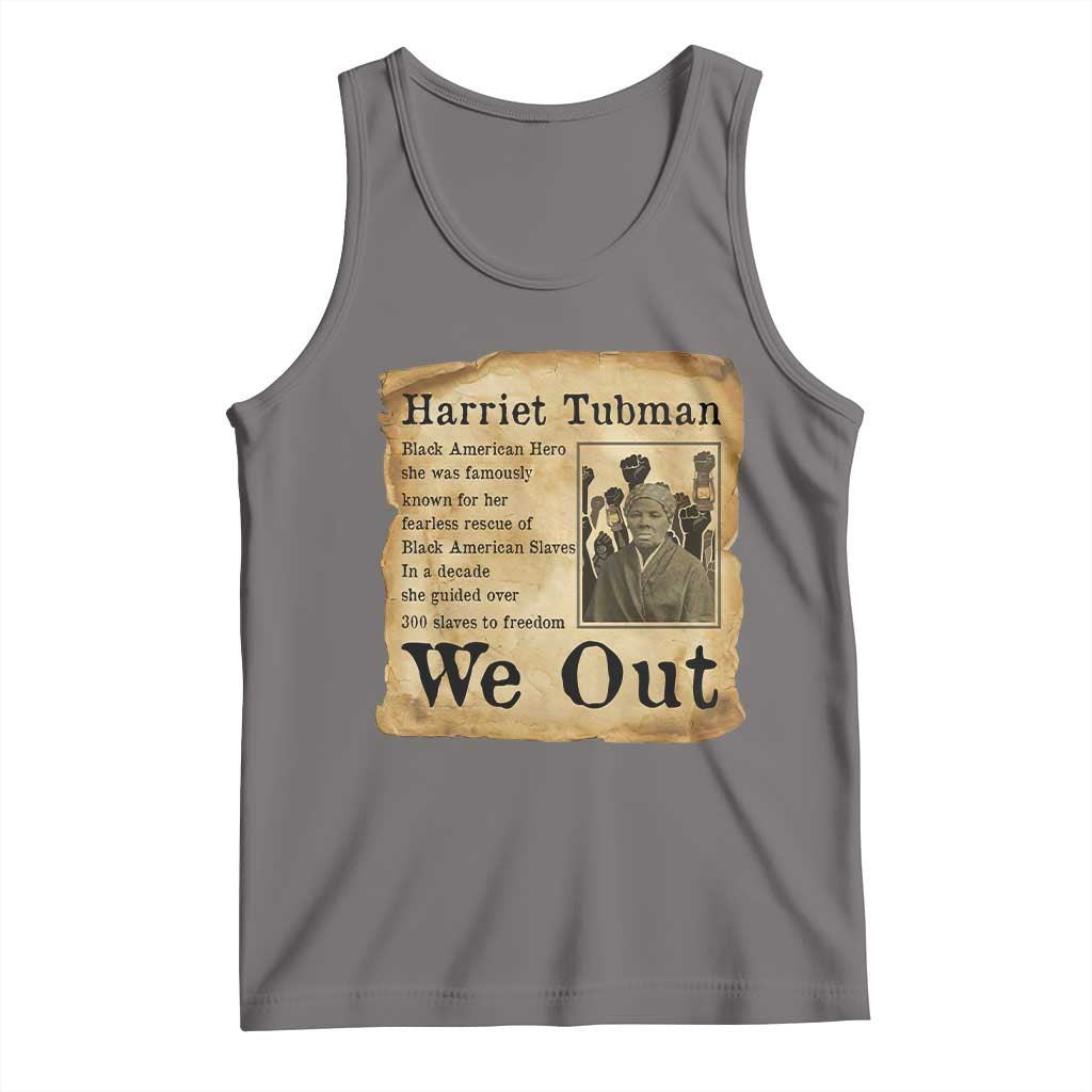 Vintage Harriet Tubman We Out Tank Top Black American Hero History Gift - Wonder Print Shop
