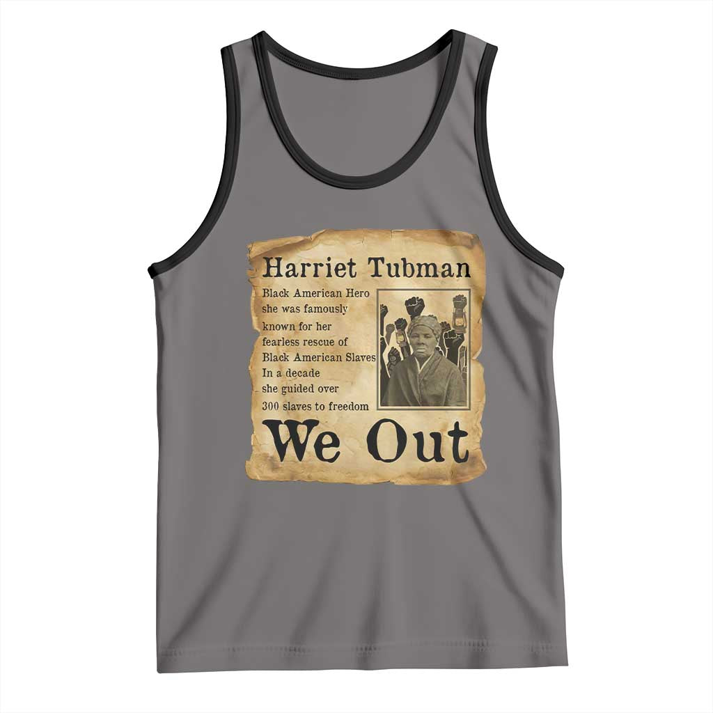 Vintage Harriet Tubman We Out Tank Top Black American Hero History Gift - Wonder Print Shop