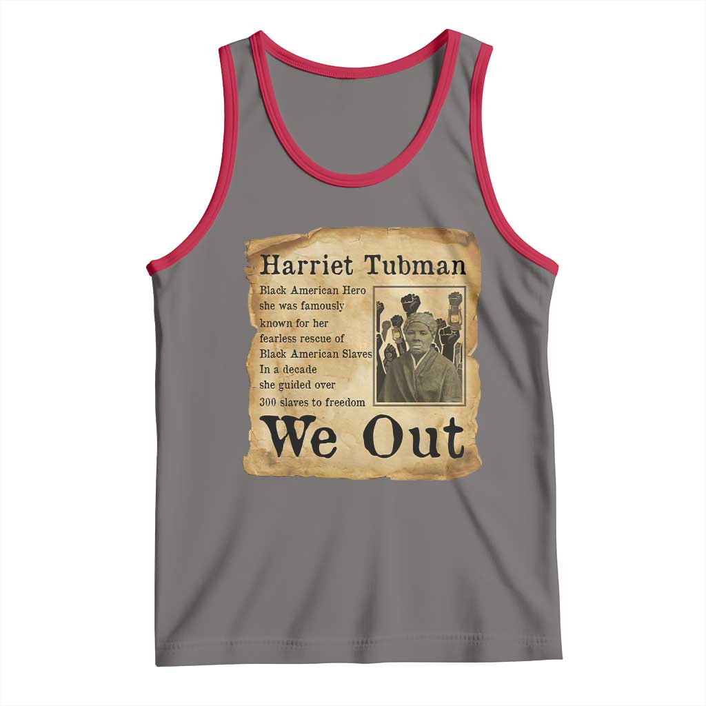 Vintage Harriet Tubman We Out Tank Top Black American Hero History Gift - Wonder Print Shop