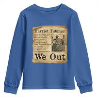 Vintage Harriet Tubman We Out Youth Sweatshirt Black American Hero History Gift - Wonder Print Shop