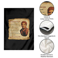 Harriet Tubman Garden Flag Black American Hero Underground Railroad - Wonder Print Shop