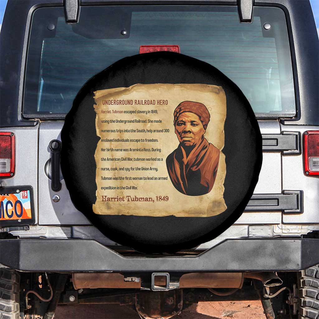 Harriet Tubman Spare Tire Cover Black American Hero Underground Railroad - Wonder Print Shop