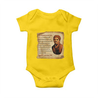 Harriet Tubman Baby Onesie Black American Hero Underground Railroad - Wonder Print Shop