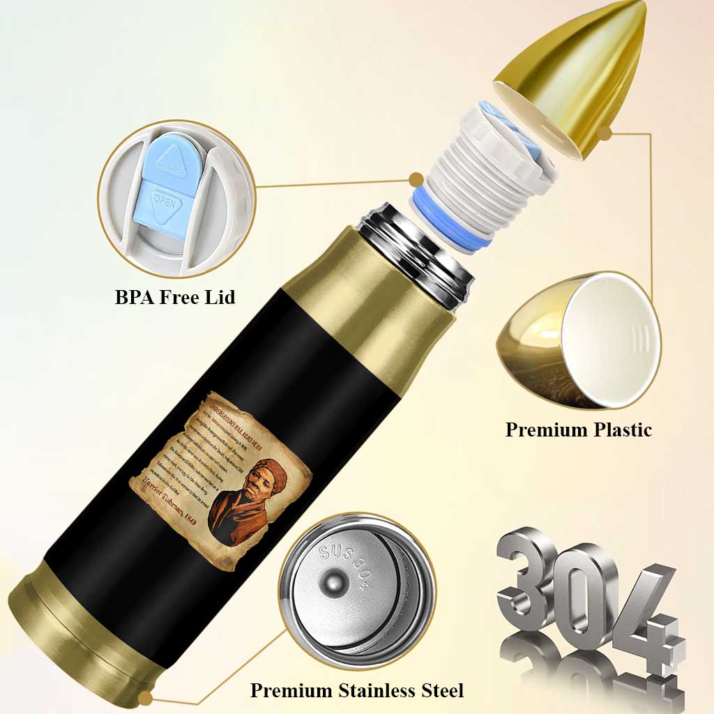 Harriet Tubman Bullet Tumbler Black American Hero Underground Railroad - Wonder Print Shop
