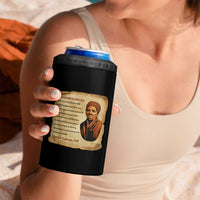 Harriet Tubman 4 in 1 Can Cooler Tumbler Black American Hero Underground Railroad - Wonder Print Shop