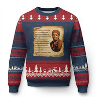 Harriet Tubman Ugly Christmas Sweater Black American Hero Underground Railroad - Wonder Print Shop