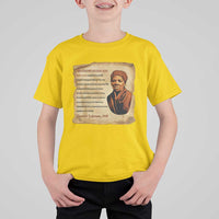 Harriet Tubman T Shirt For Kid Black American Hero Underground Railroad - Wonder Print Shop