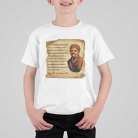 Harriet Tubman T Shirt For Kid Black American Hero Underground Railroad - Wonder Print Shop