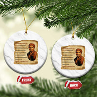 Harriet Tubman Ceramic Ornament Black American Hero Underground Railroad - Wonder Print Shop