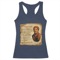 Harriet Tubman Racerback Tank Top Black American Hero Underground Railroad - Wonder Print Shop