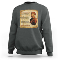 Harriet Tubman Sweatshirt Black American Hero Underground Railroad - Wonder Print Shop