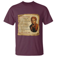 Harriet Tubman T Shirt Black American Hero Underground Railroad - Wonder Print Shop
