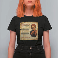 Harriet Tubman T Shirt For Women Black American Hero Underground Railroad - Wonder Print Shop
