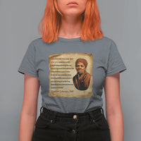 Harriet Tubman T Shirt For Women Black American Hero Underground Railroad - Wonder Print Shop