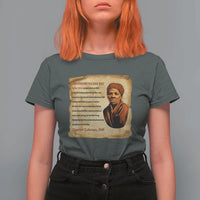 Harriet Tubman T Shirt For Women Black American Hero Underground Railroad - Wonder Print Shop
