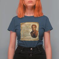 Harriet Tubman T Shirt For Women Black American Hero Underground Railroad - Wonder Print Shop