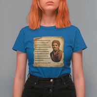 Harriet Tubman T Shirt For Women Black American Hero Underground Railroad - Wonder Print Shop