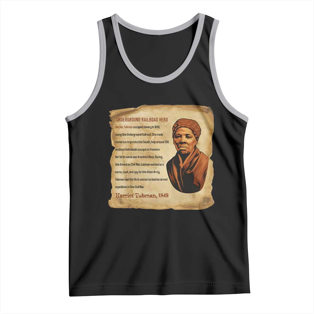 Harriet Tubman Tank Top Black American Hero Underground Railroad - Wonder Print Shop