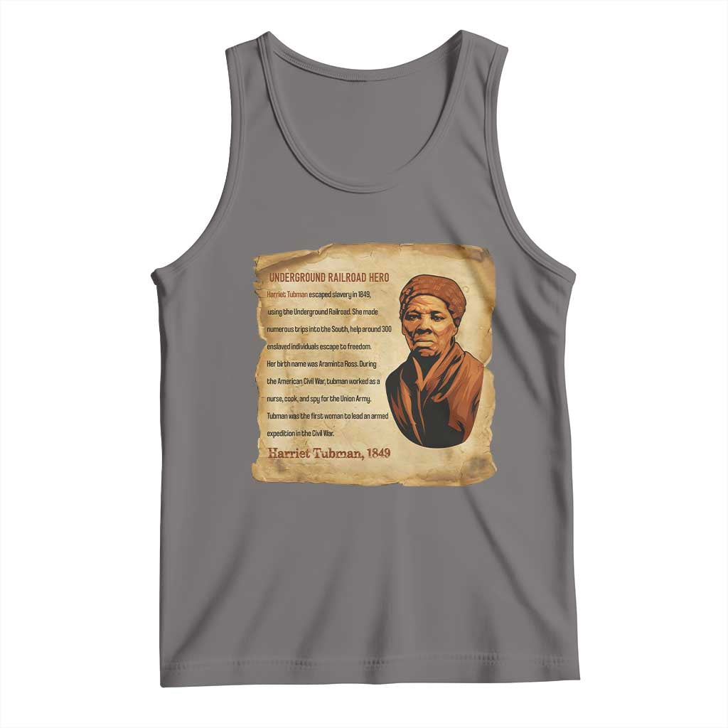 Harriet Tubman Tank Top Black American Hero Underground Railroad - Wonder Print Shop