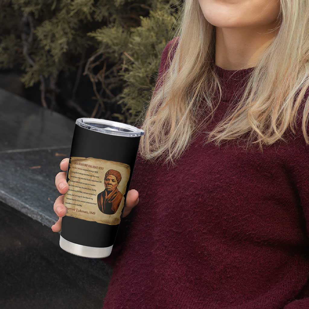 Harriet Tubman Tumbler Cup Black American Hero Underground Railroad - Wonder Print Shop
