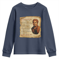 Harriet Tubman Youth Sweatshirt Black American Hero Underground Railroad - Wonder Print Shop