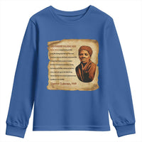 Harriet Tubman Youth Sweatshirt Black American Hero Underground Railroad - Wonder Print Shop