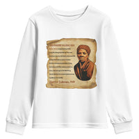 Harriet Tubman Youth Sweatshirt Black American Hero Underground Railroad - Wonder Print Shop