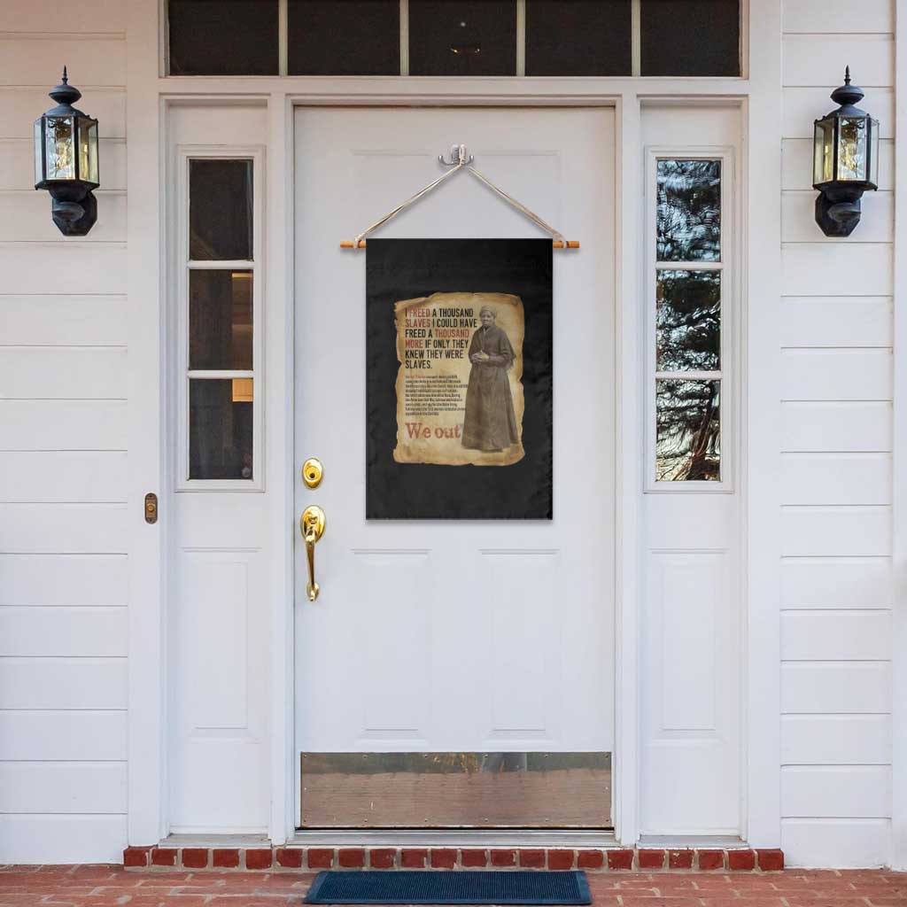 Harriet Tubman We Out Garden Flag Vintage Black History Gift - Wonder Print Shop