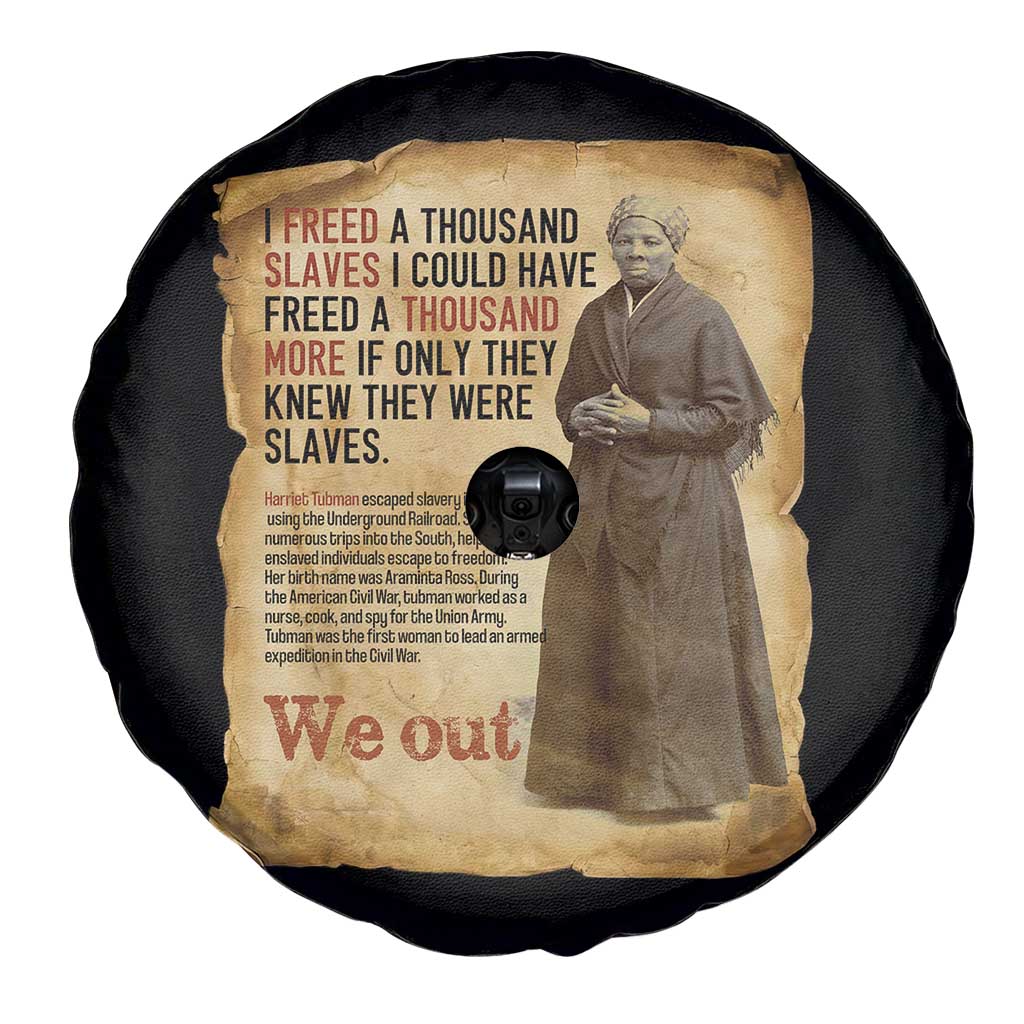 Harriet Tubman We Out Spare Tire Cover Vintage Black History Gift - Wonder Print Shop