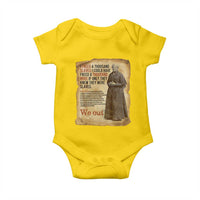 Harriet Tubman We Out Baby Onesie Vintage Black History Gift - Wonder Print Shop