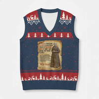Harriet Tubman We Out V-Neck Knit Sweater Vest Vintage Black History Gift - Wonder Print Shop