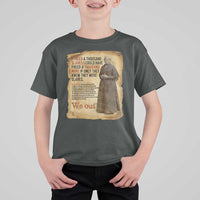 Harriet Tubman We Out T Shirt For Kid Vintage Black History Gift - Wonder Print Shop