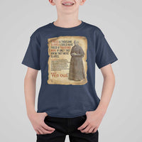 Harriet Tubman We Out T Shirt For Kid Vintage Black History Gift - Wonder Print Shop