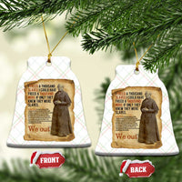 Harriet Tubman We Out Ceramic Ornament Vintage Black History Gift - Wonder Print Shop