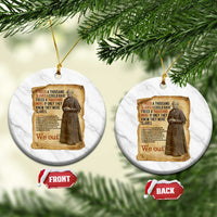 Harriet Tubman We Out Ceramic Ornament Vintage Black History Gift - Wonder Print Shop