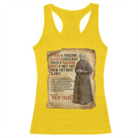 Harriet Tubman We Out Racerback Tank Top Vintage Black History Gift - Wonder Print Shop