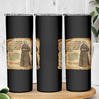 Harriet Tubman We Out Skinny Tumbler Vintage Black History Gift - Wonder Print Shop